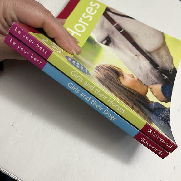 Set of 2 American Girl Books Girls and their Dogs and Girls and their Horses - Picture 13 of 13